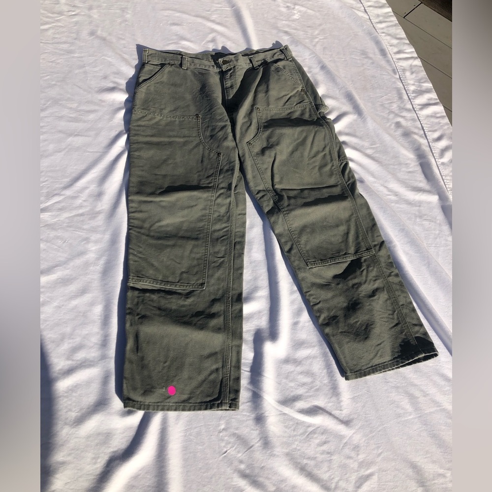 Men’s Carhartt Rugged Flex relaxed fit canvas double-front utility work 38x30